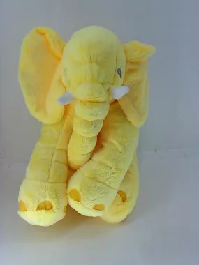 Soft Plush Yellow Elephant Pillow Toy