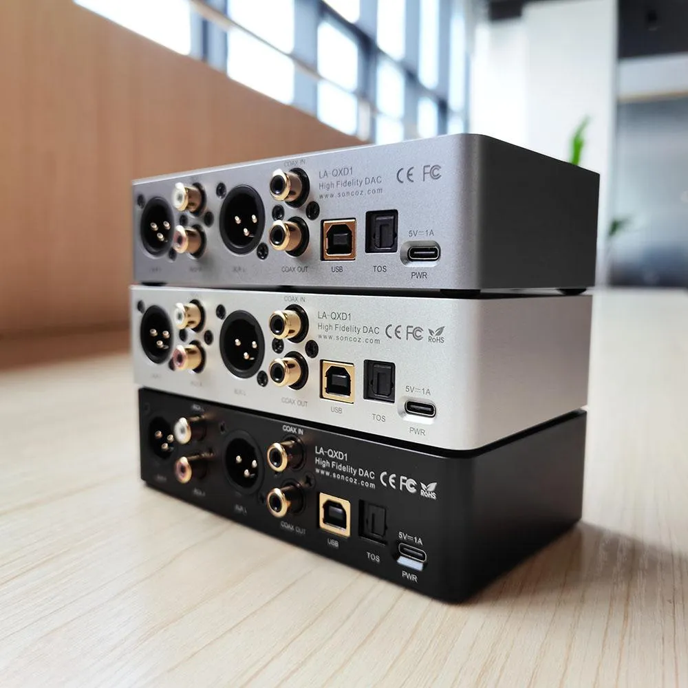 Soncoz LA-QXD1 Balanced  DAC   RCA/XLR cables