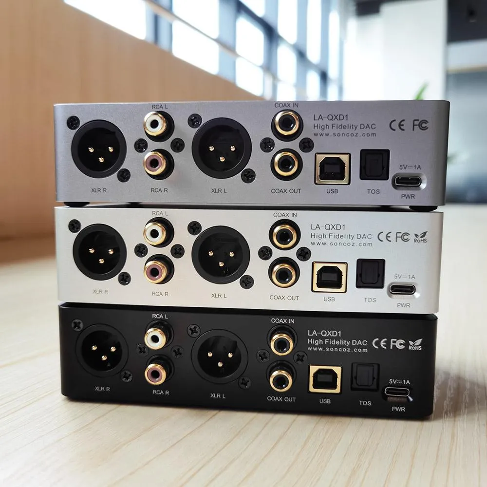 Soncoz LA-QXD1 Balanced  DAC   RCA/XLR cables