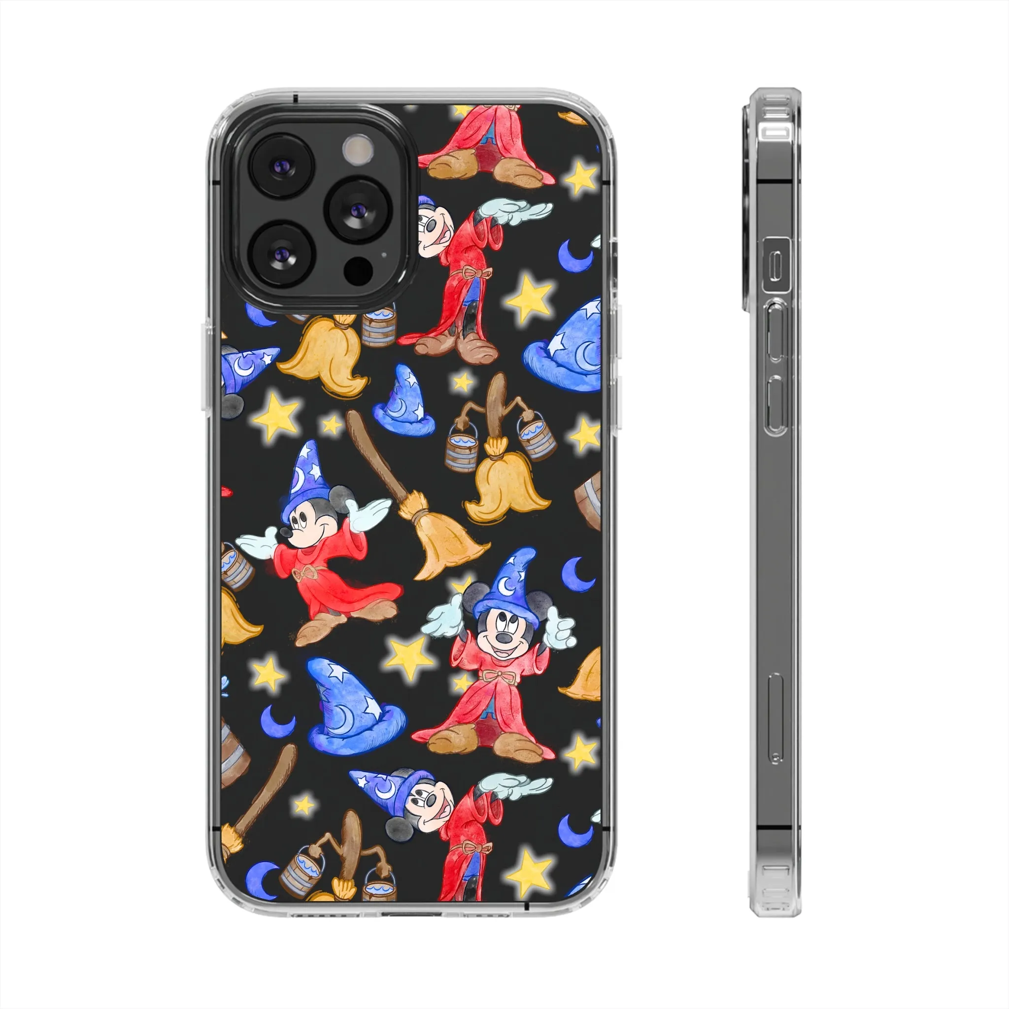 Sorcerer Mouse Clear Phone Case! Inspired Hand drawn Unique Gift