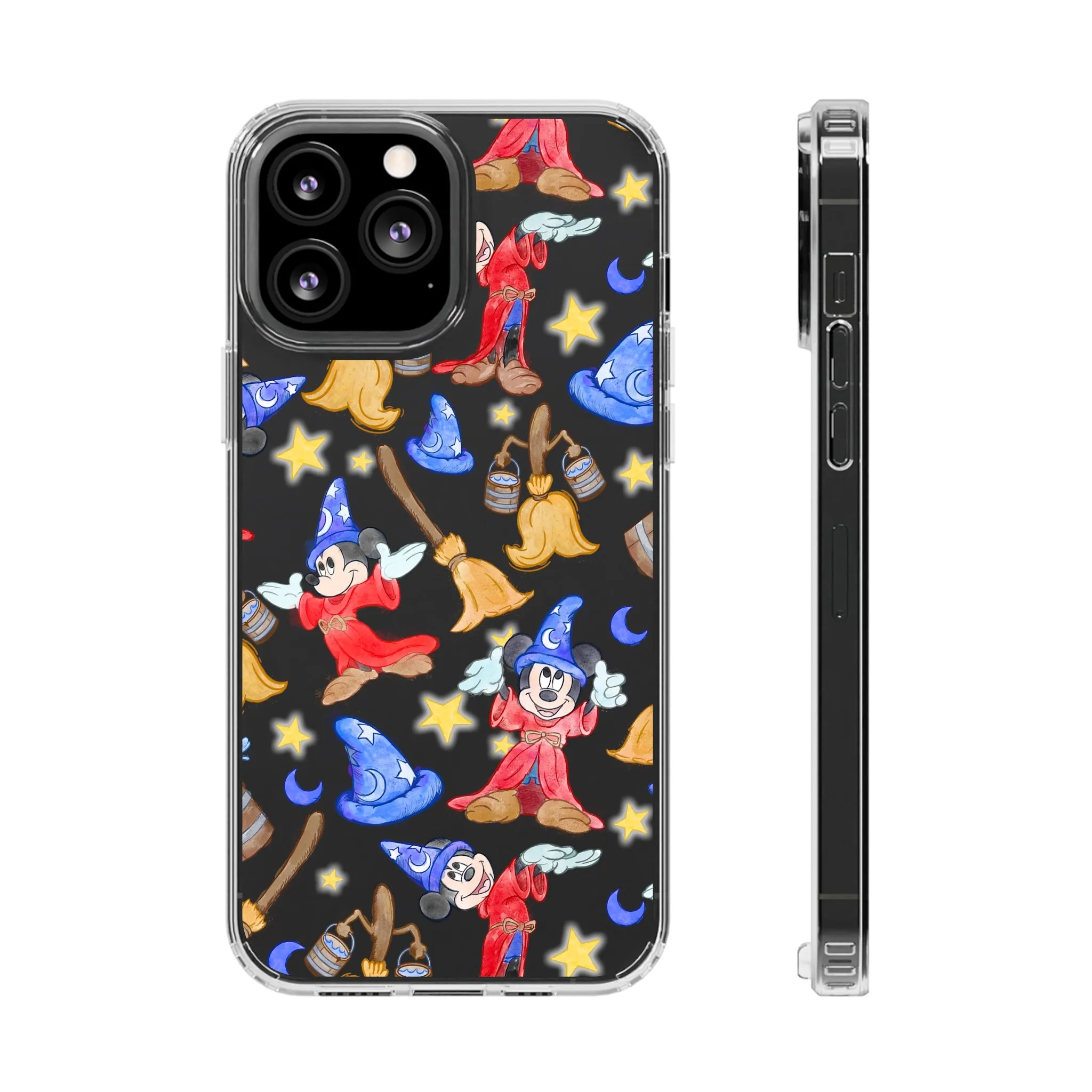 Sorcerer Mouse Clear Phone Case! Inspired Hand drawn Unique Gift