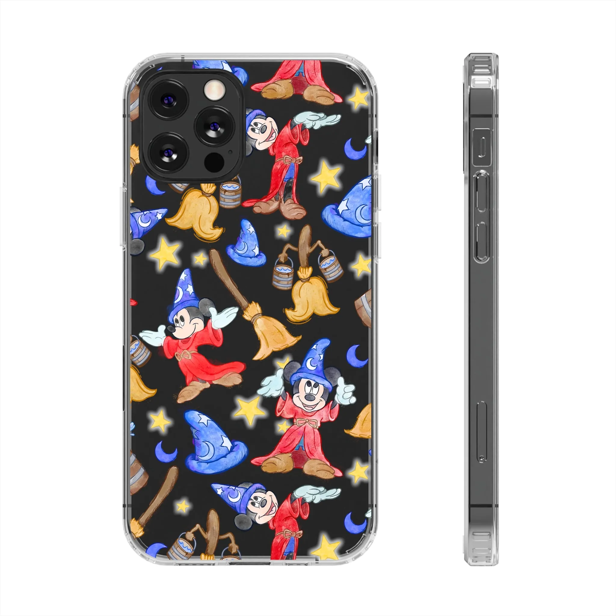 Sorcerer Mouse Clear Phone Case! Inspired Hand drawn Unique Gift