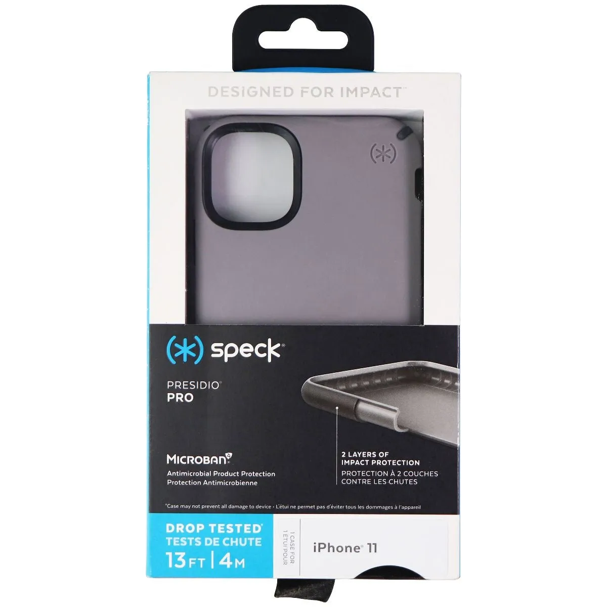 Speck Presidio Pro Series Case for Apple iPhone 11 - Filigree Gray / Slate Gray