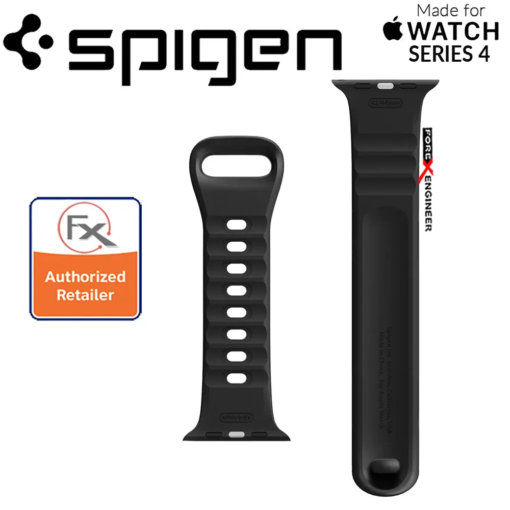 Spigen Air Fit Silicone Band for Apple Watch Series 4 - 5 - 6 - SE -  44mm - Silicone Strap Apple Watch - Black