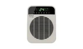 Taurus Heater Floor Fan Cream Wi Fi Enabled 2 Heat Settings 2000 W Factor Connect