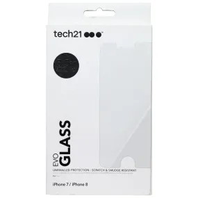 Tech21 Evo Glass Series Screen Protector Guard for Apple iPhone 7 - Clear