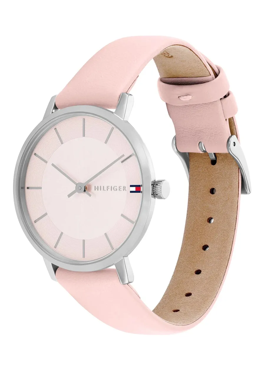 TOMMY HILFIGER PIPPA BLUSH DIAL BLUSH LEATHER BAND 1782670