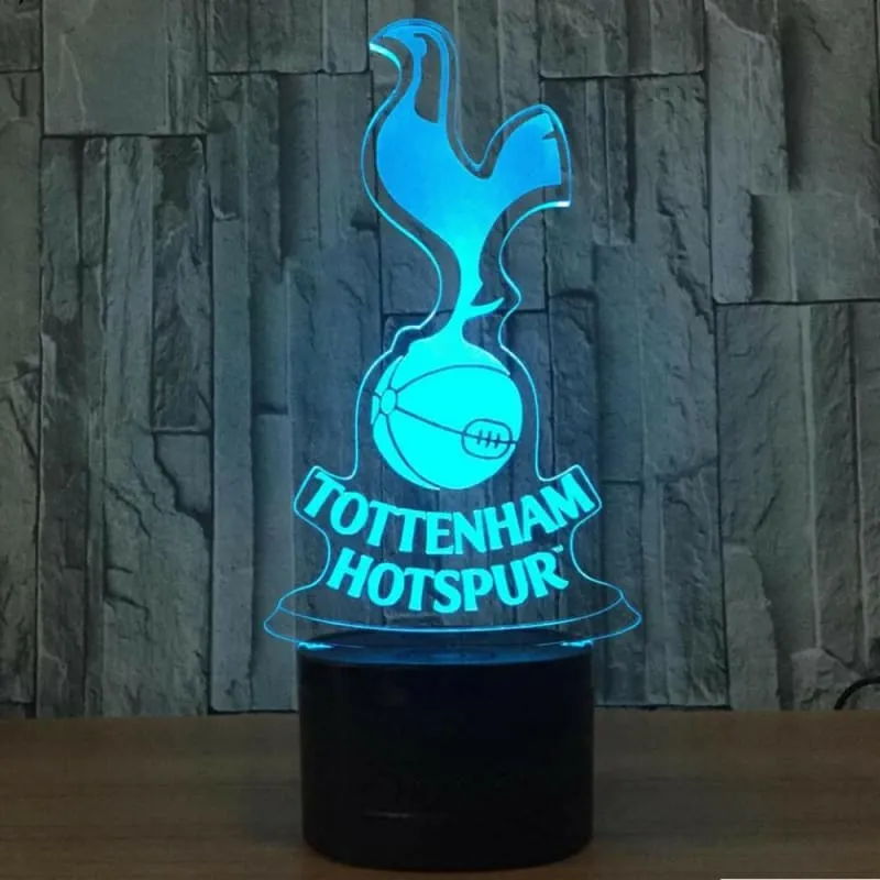 Tottenham Hotspur Football Club 3d Led Night Light for Home Decor