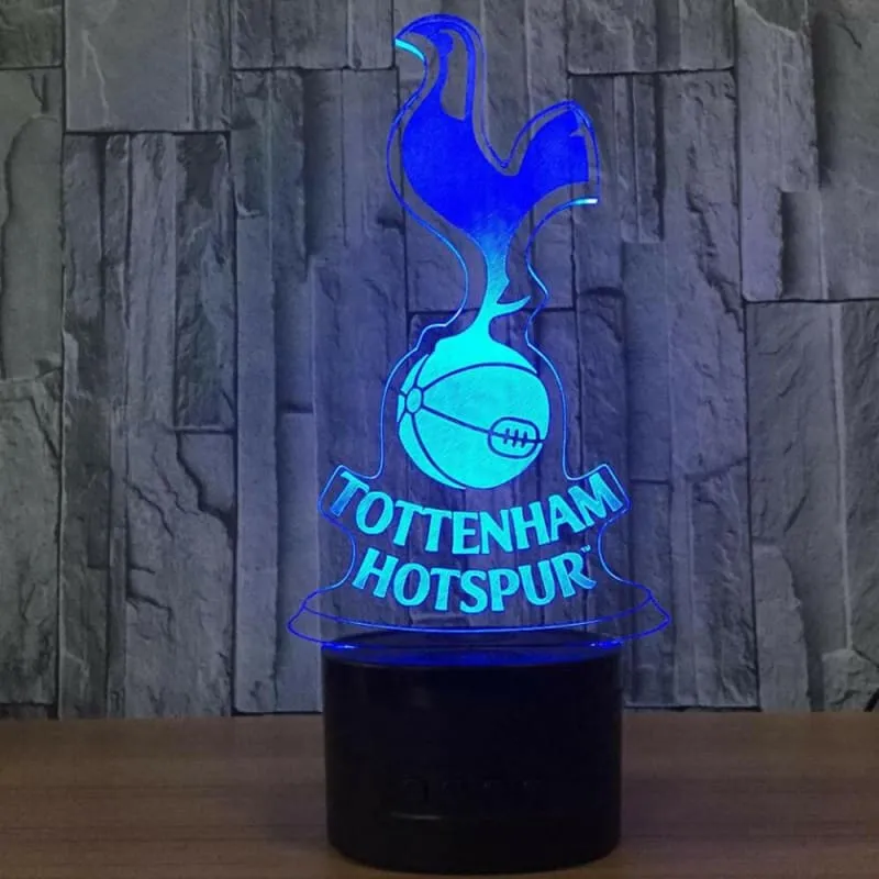 Tottenham Hotspur Football Club 3d Led Night Light for Home Decor