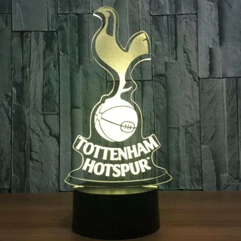 Tottenham Hotspur Football Club 3d Led Night Light for Home Decor