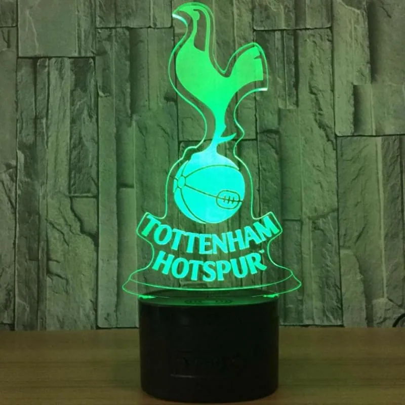 Tottenham Hotspur Football Club 3d Led Night Light for Home Decor