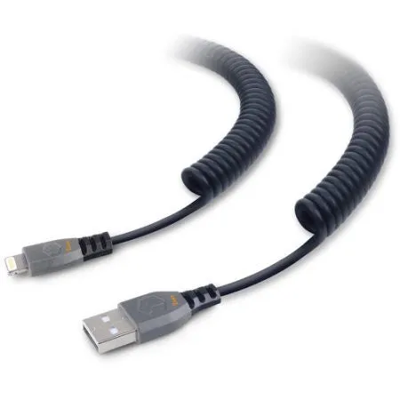 ToughTested - 10ft 2 AMP High Speed Coiled Charging Cable