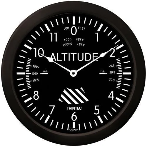 Trintec - 14'' Classic Altimeter Clock | 9060-14