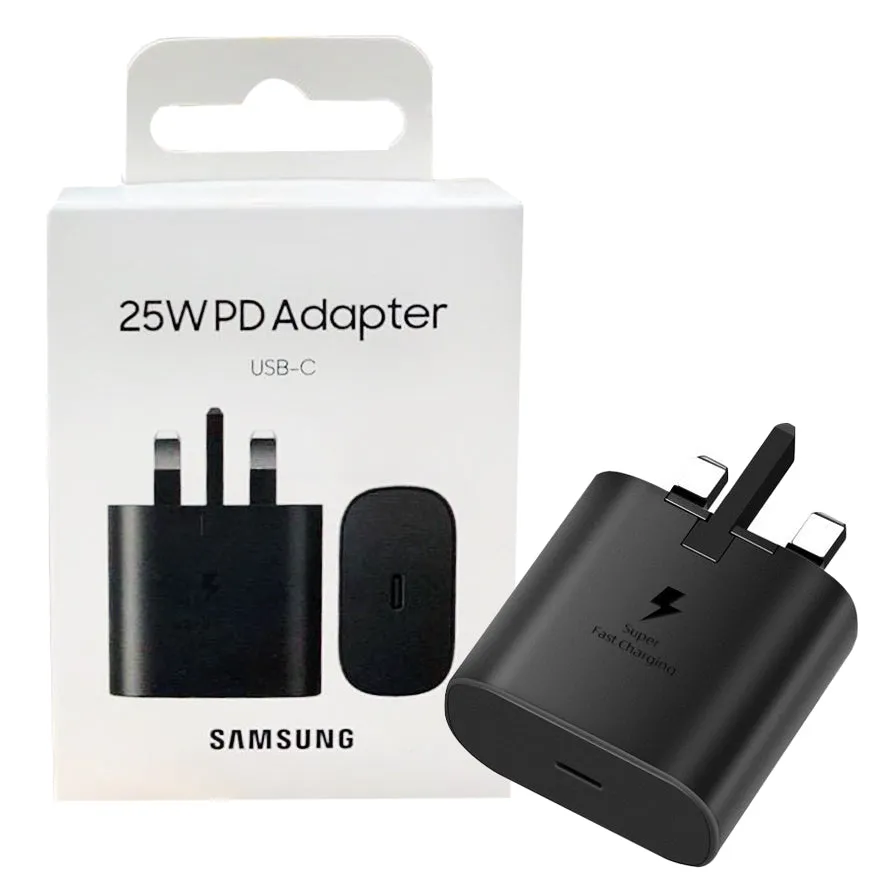 UK 3pin Samsung Original 25w PD Adopter