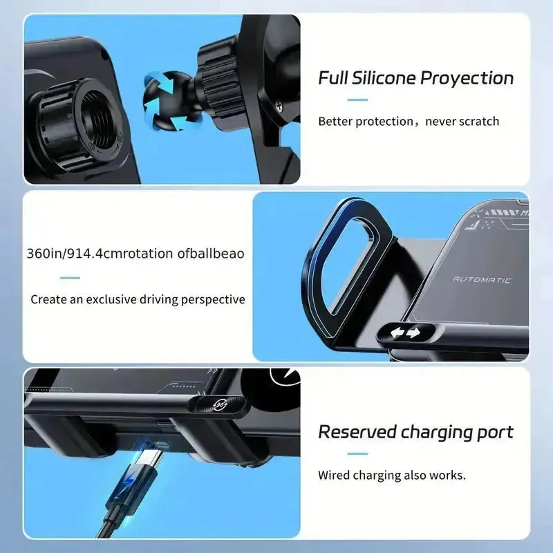 Universal 15W Wireless Car Charger Mount