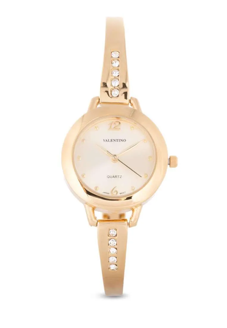 Valentino 20121980-GOLD DIAL FASHION METAL - ALLOY Watch For Women