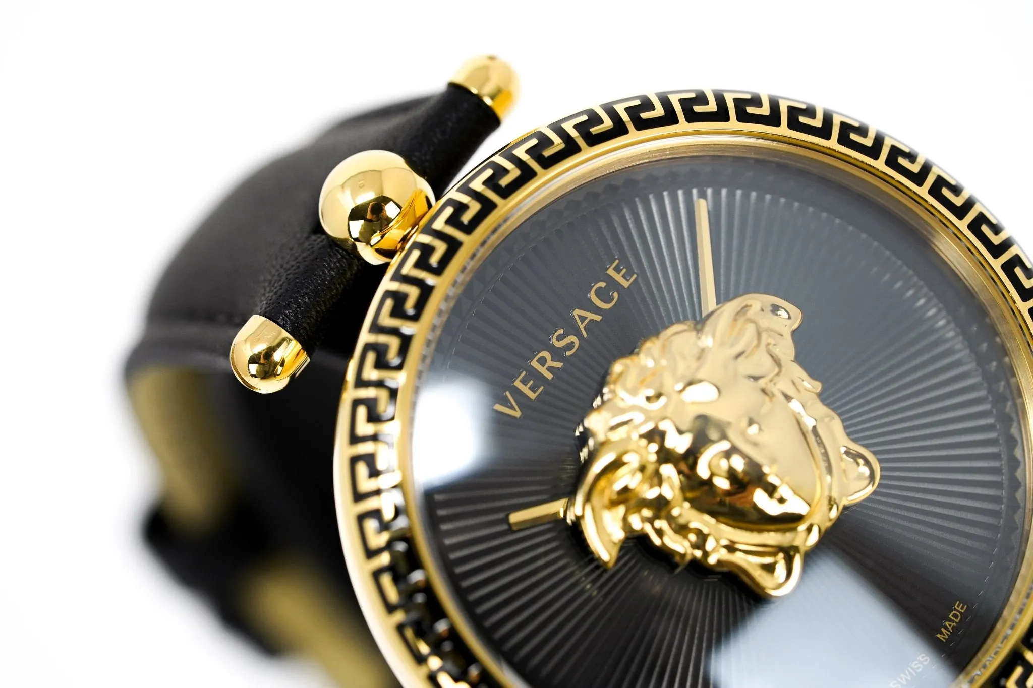 Versace Ladies Watch Palazzo Empire 39mm Black Gold VECO01922