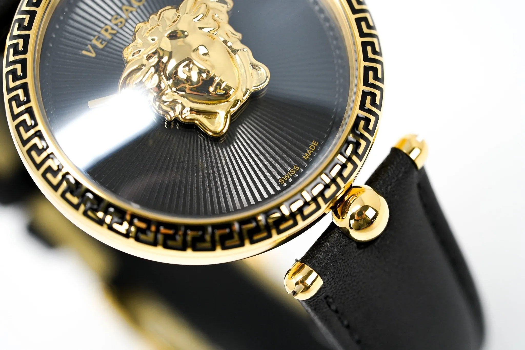 Versace Ladies Watch Palazzo Empire 39mm Black Gold VECO01922