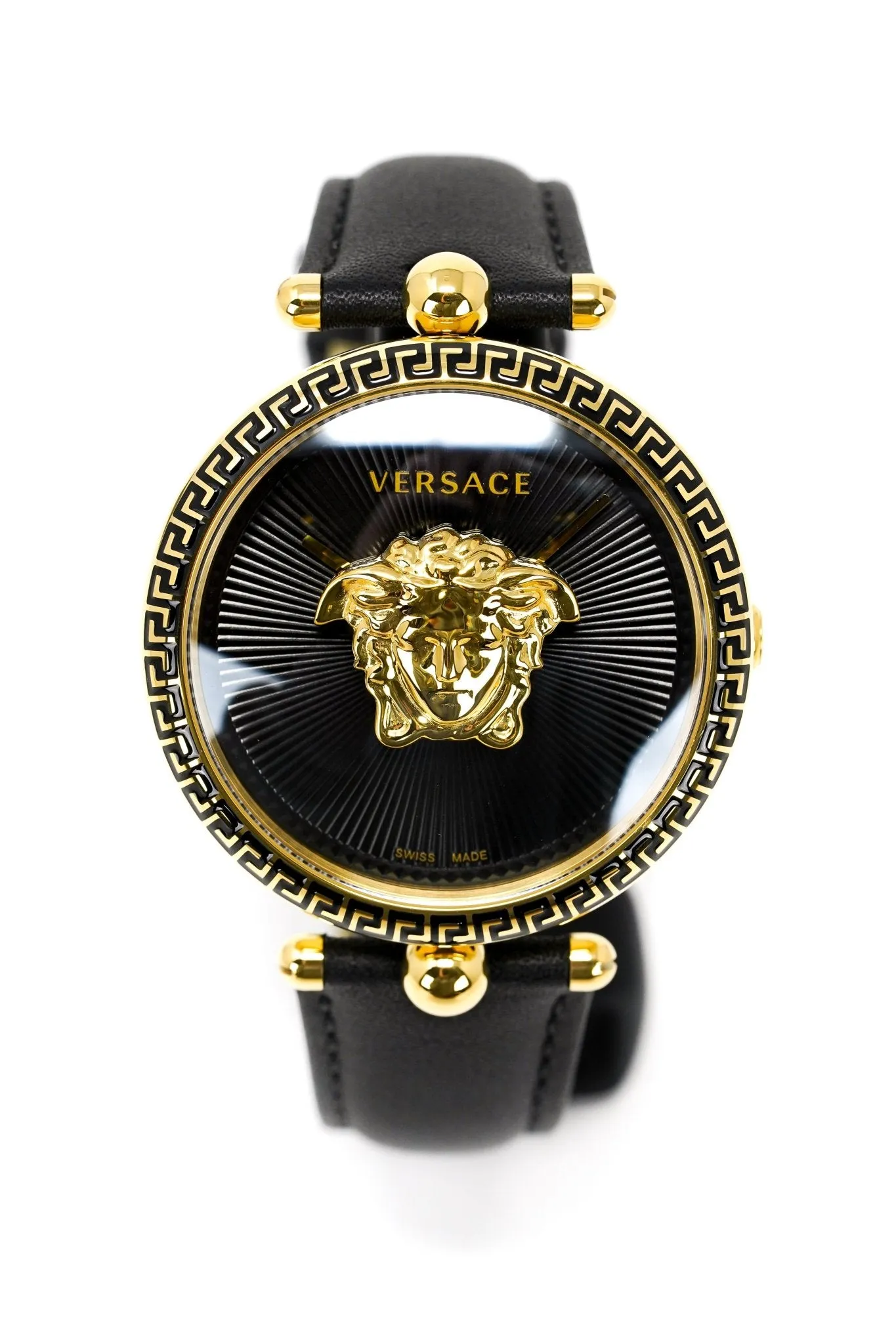 Versace Ladies Watch Palazzo Empire 39mm Black Gold VECO01922