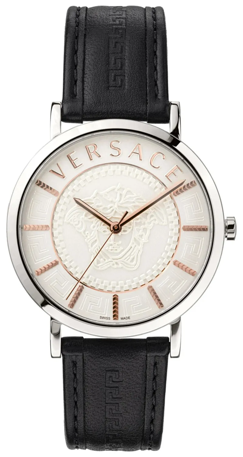 Versace Men's Watch V-Essential White Black VEJ400721