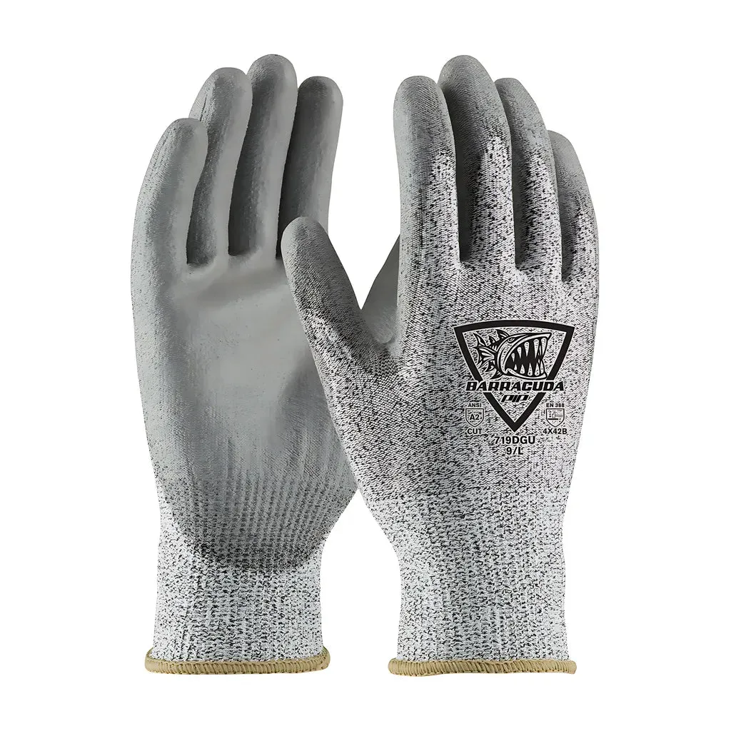 West Chester 719DGU/3XL Seamless Knit Polykor Blended Glove with Polyurethane Coated Flat Grip on Palm & Fingers