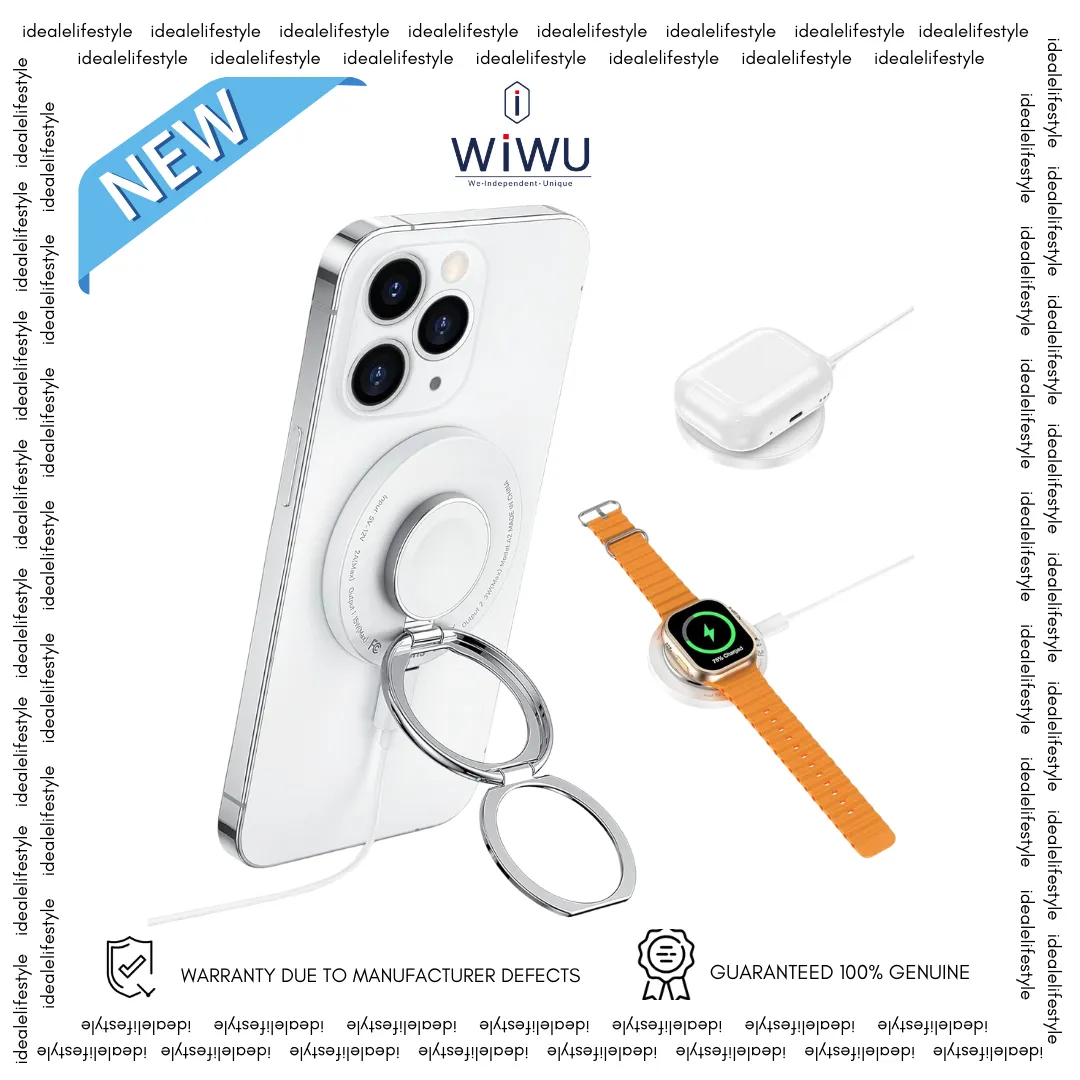 WiWU Wi-W027 3 in 1 magnetic wireless charger