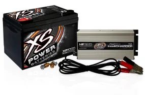 XS Power XP1000CK1 16VDC AGM XP1000 Vehicle Battery and HF1615 IntelliCHARGER Combo Kit