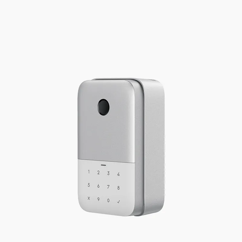 YEEUU K2 Smart Lockbox, App-enabled, with Fingerprint and Passcode. Wall-Mounted&Portable Both Supported with Optional Shackle.