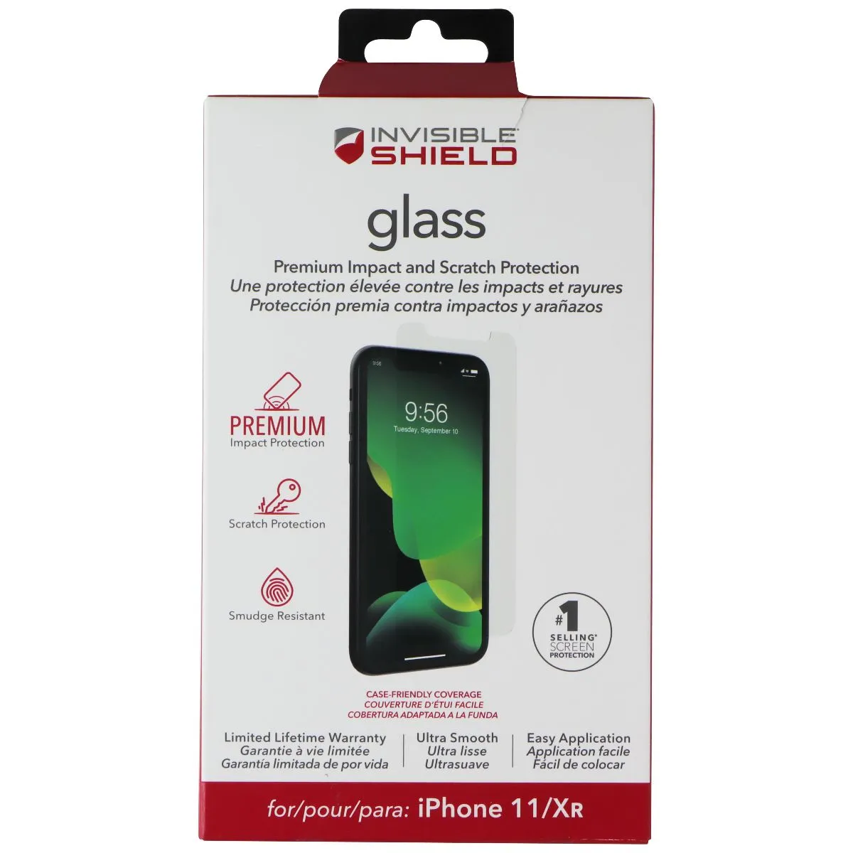 ZAGG (Glass) Screen Protector for Apple iPhone 11 and XR - Clear