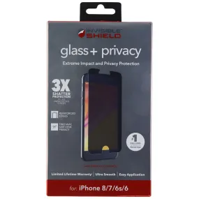 ZAGG Invisible Shield (Glass  Privacy) Screen Protector for iPhone 8/7/6s/6