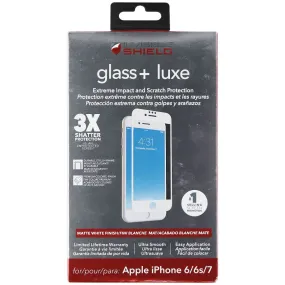 ZAGG InvisibleShield Glass   Luxe Screen Protector for iPhone 8/7/6s/6 - White