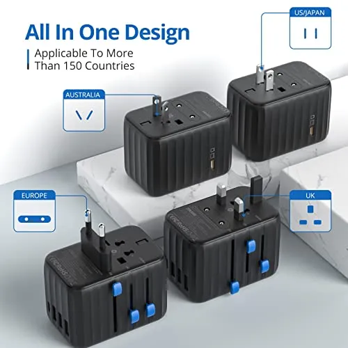 Zendure Universal Travel Adapter 61W PD Fast Charger